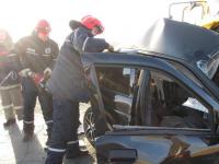 Водитель Renault погиб на трассе в Нижегородской области при лобовом столкновении с автобусом